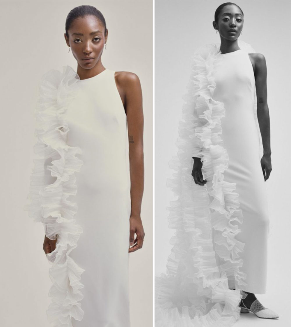 Vestidos de novia con manga larga // Diseño: Yolancris 