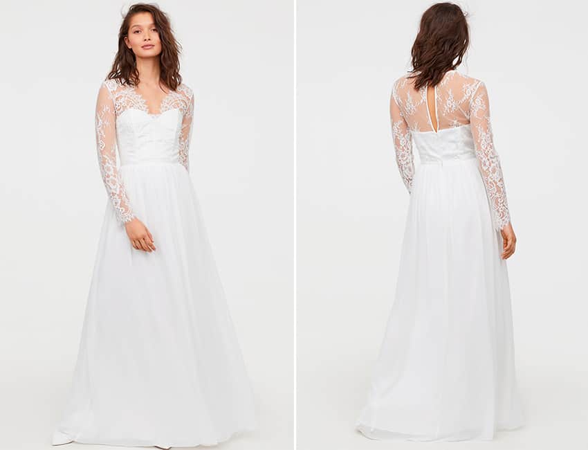colección de vestidos de novia de H&M 1