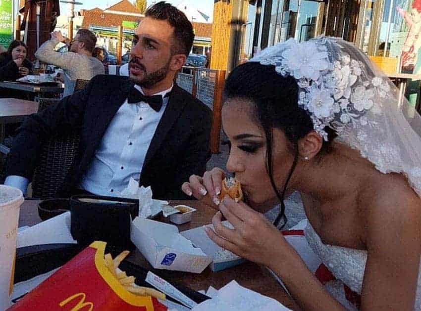 celebrar tu boda en un McDonald's