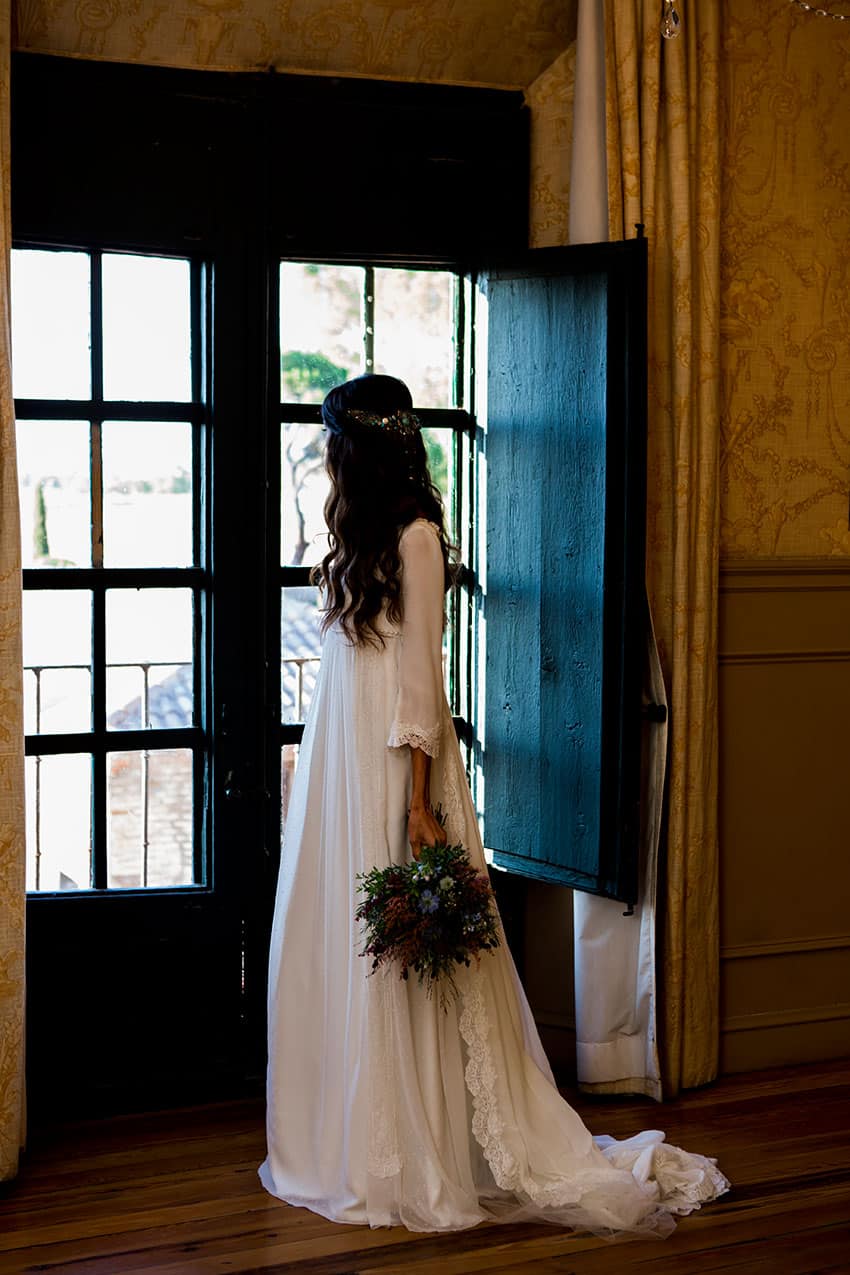 diseño de vestido de novia