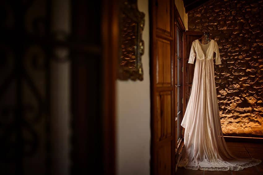 vestidor de la novia