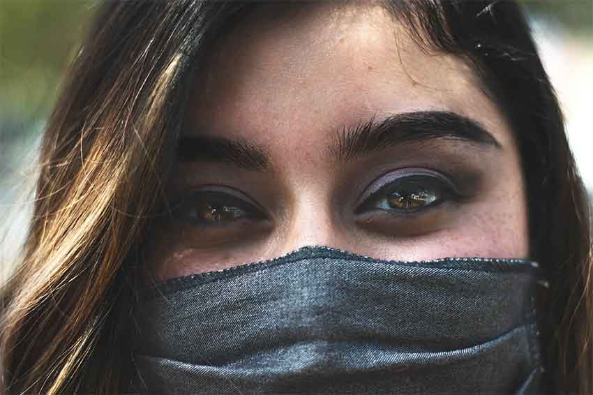 Combatir los efectos de la mascarilla sobre la piel ojos
