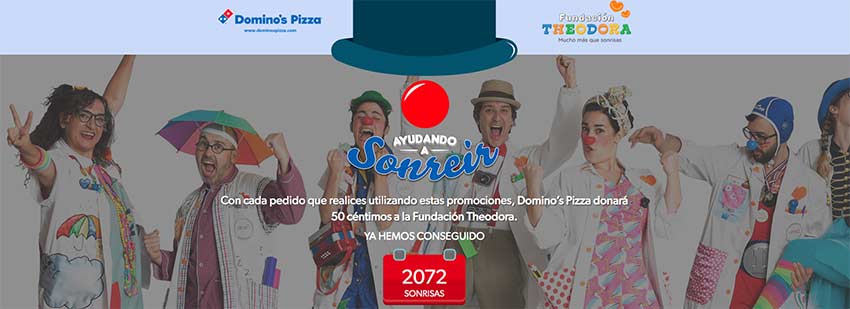 Domino's Pizza + Fundación Theodora 