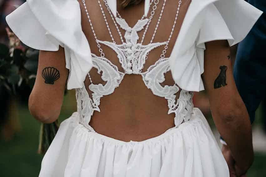 vestidos de novia con la espalda descubierta