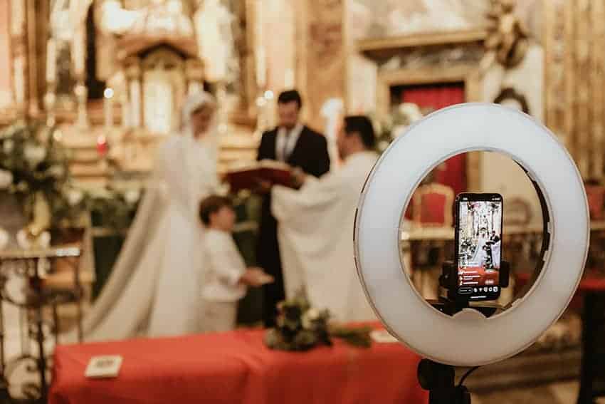 Fotografía streaming boda