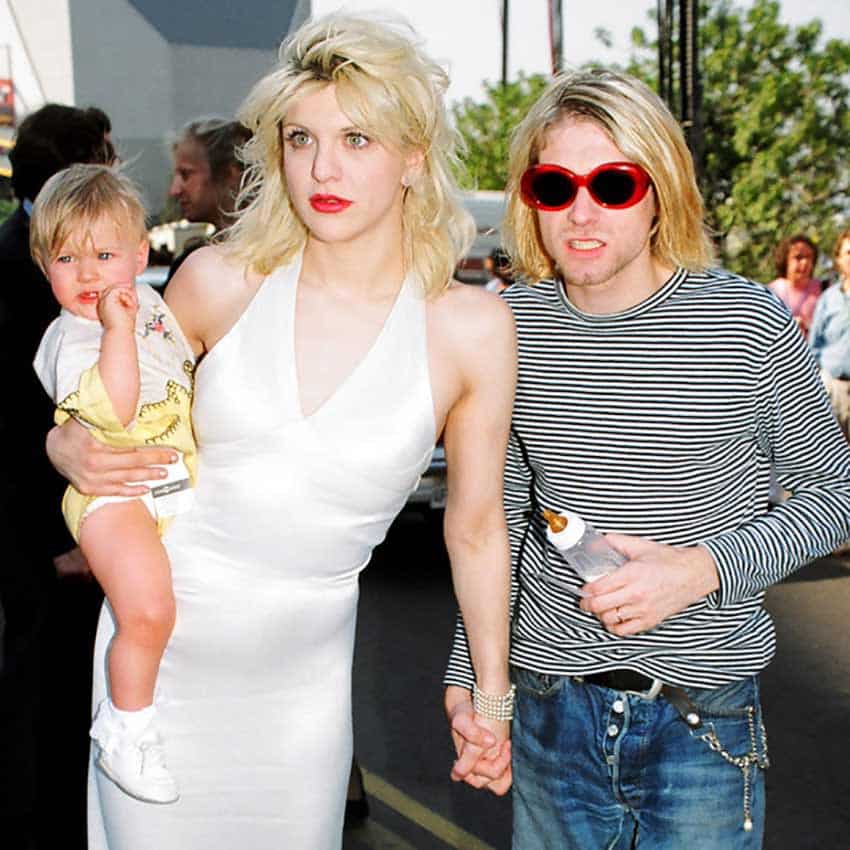 Kurt, Courtney y Frances