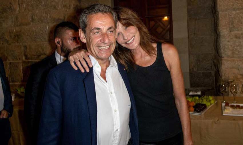 Carla Bruni y Nicolás Sarkozy 