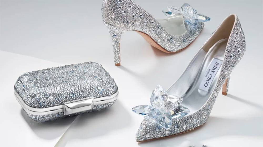 Zapatos de novia personalizados // Diseño: Jimmy Choo 
