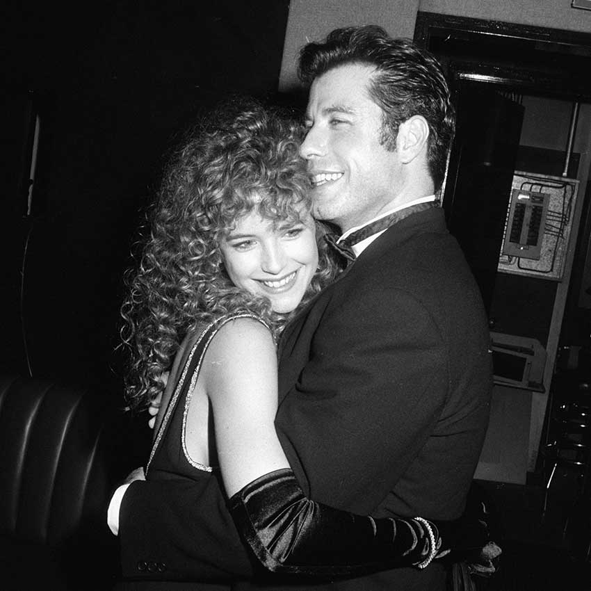 John Travolta y Kelly Preston