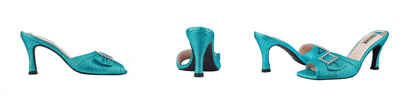 Tendencias zapatos de novia 2022 // Diseño: Elmira Medins