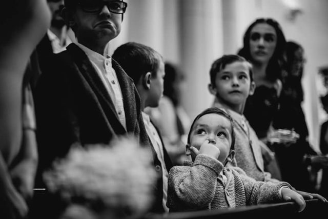 Fotoperiodismo de boda niños