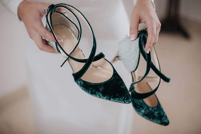 zapatos de la novia 