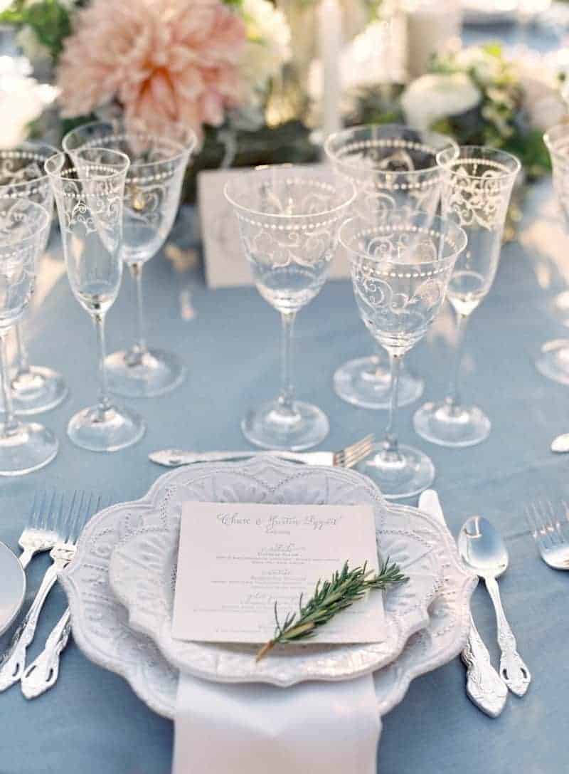 decoración boda mesas cristal