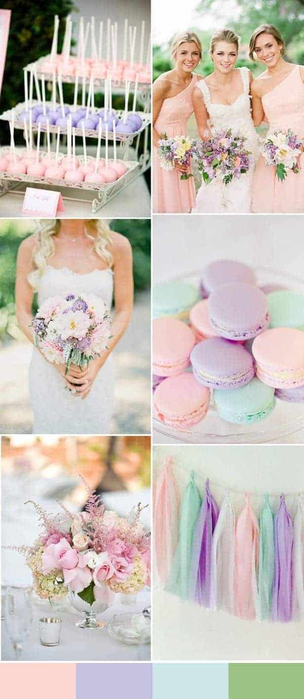 cómo elegir paleta de colores de boda