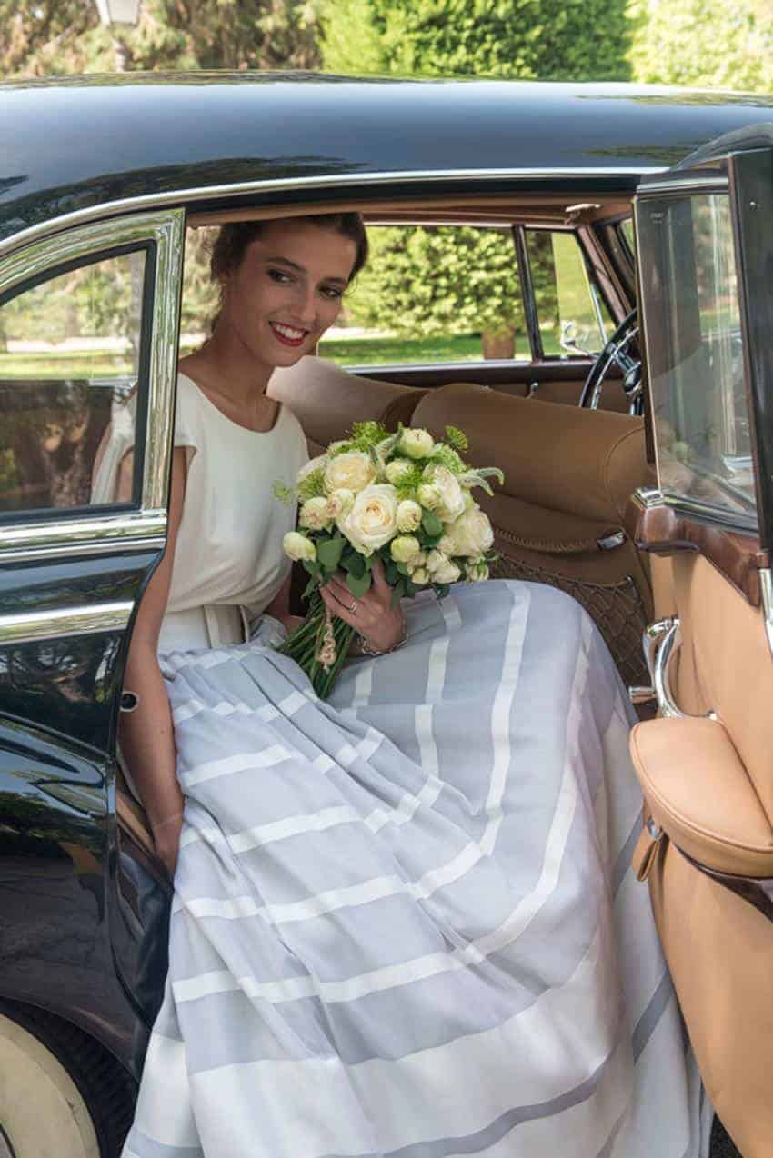 coche clásico de boda de Nuptiacars