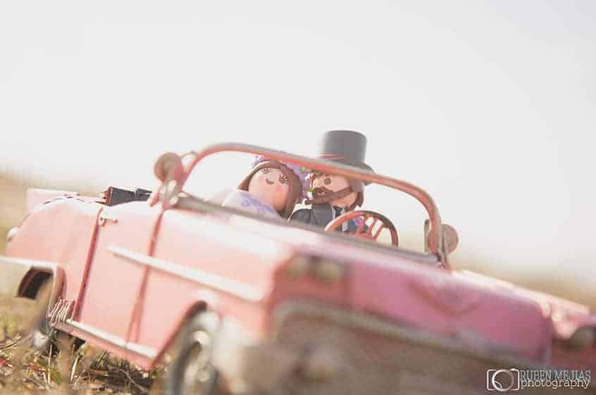 boda playmobil con coche rosa Novios playmobil