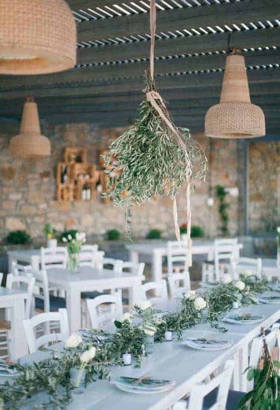especial bodas con ramas de olivo