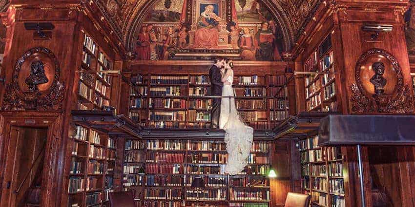 casarse en una biblioteca boda