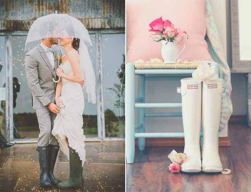 sobrevivir a una boda bajo la lluvia