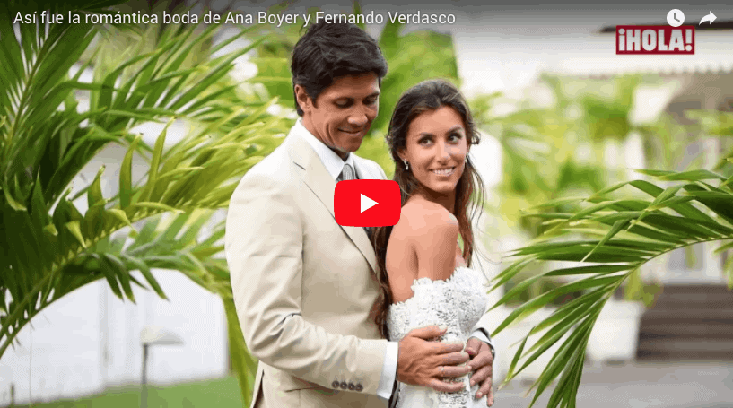 video boda de Ana Boyer