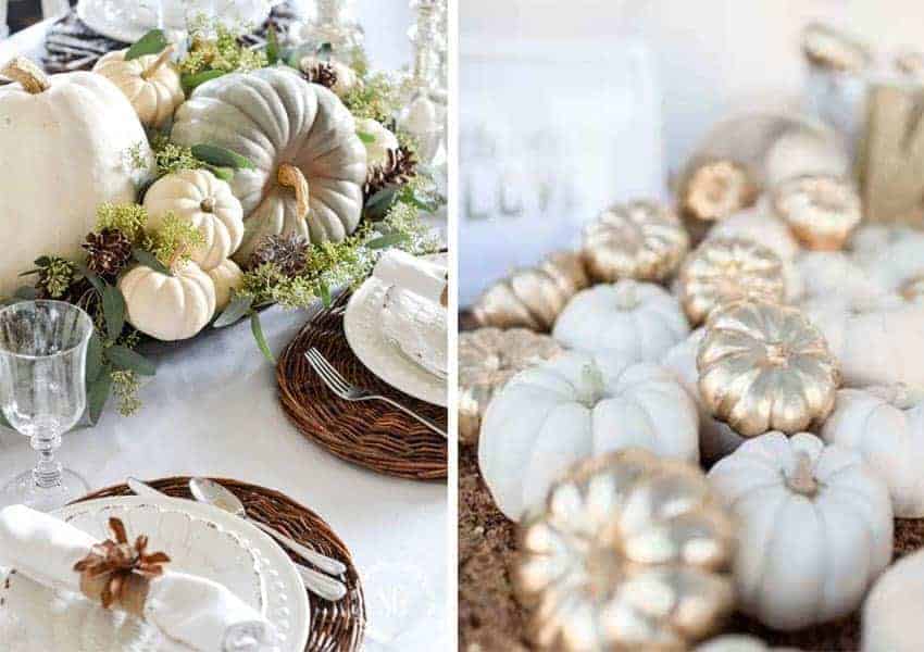 10 ideas para decorar la boda con calabazas