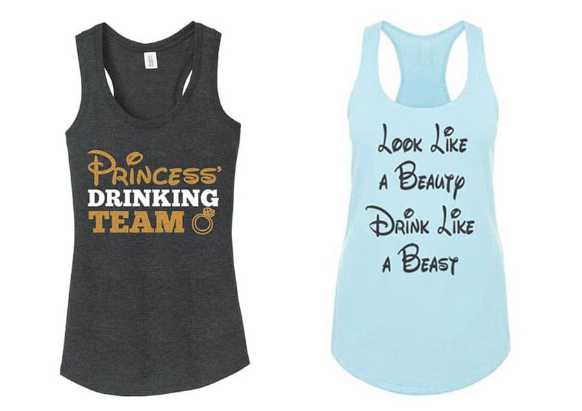 Camisetas para la despedida de soltera inspiradas en Disney