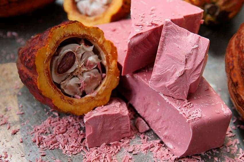 chocolate rosa Ruby Barry Callebaut
