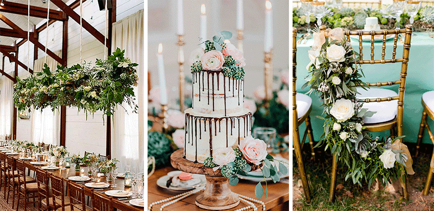 ideas de decoración con flores para bodas