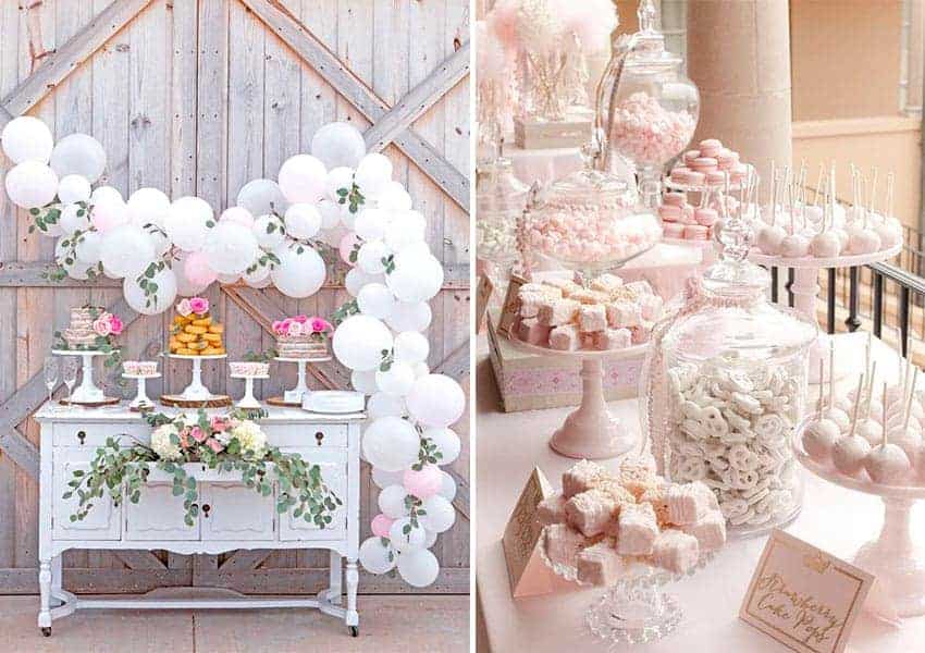 mesas dulces para bodas 