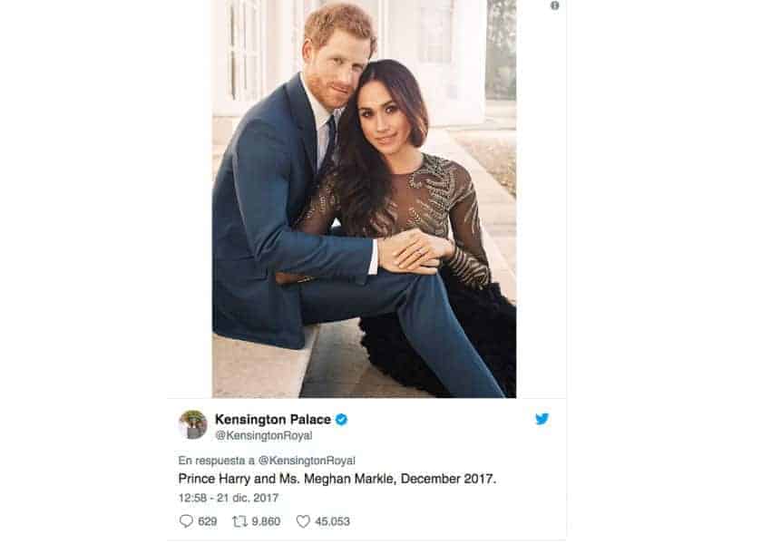 El príncipe Harry y Meghan Markle publican las fotos 