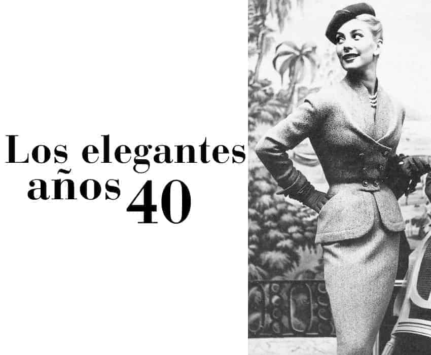 moda años 40