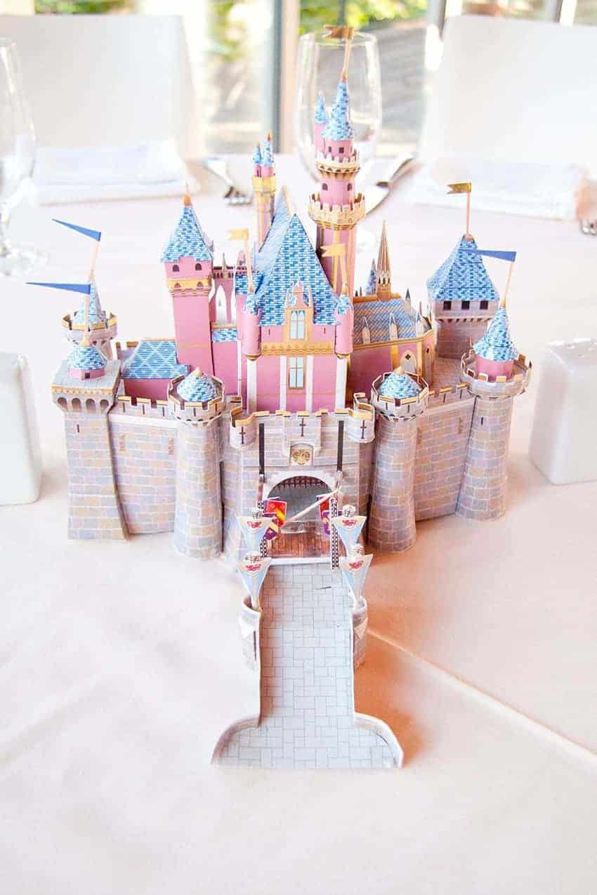 mesas boda Disney