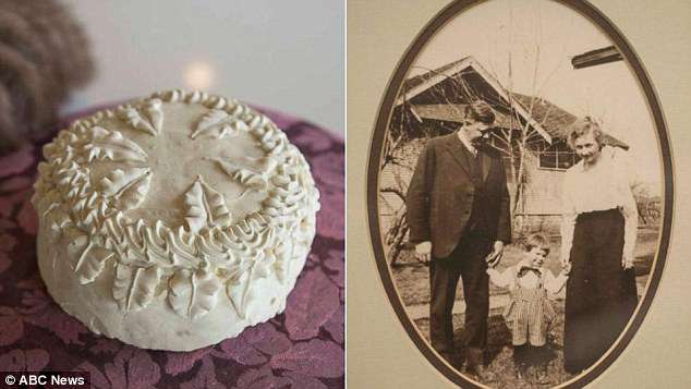 pastel de bodas con más de 100 años