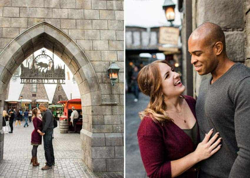 pedida de matrimonio temática de Harry Potter