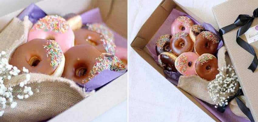 Ramos de novia con donuts