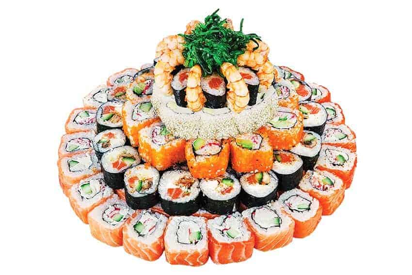 tartas de boda de sushi