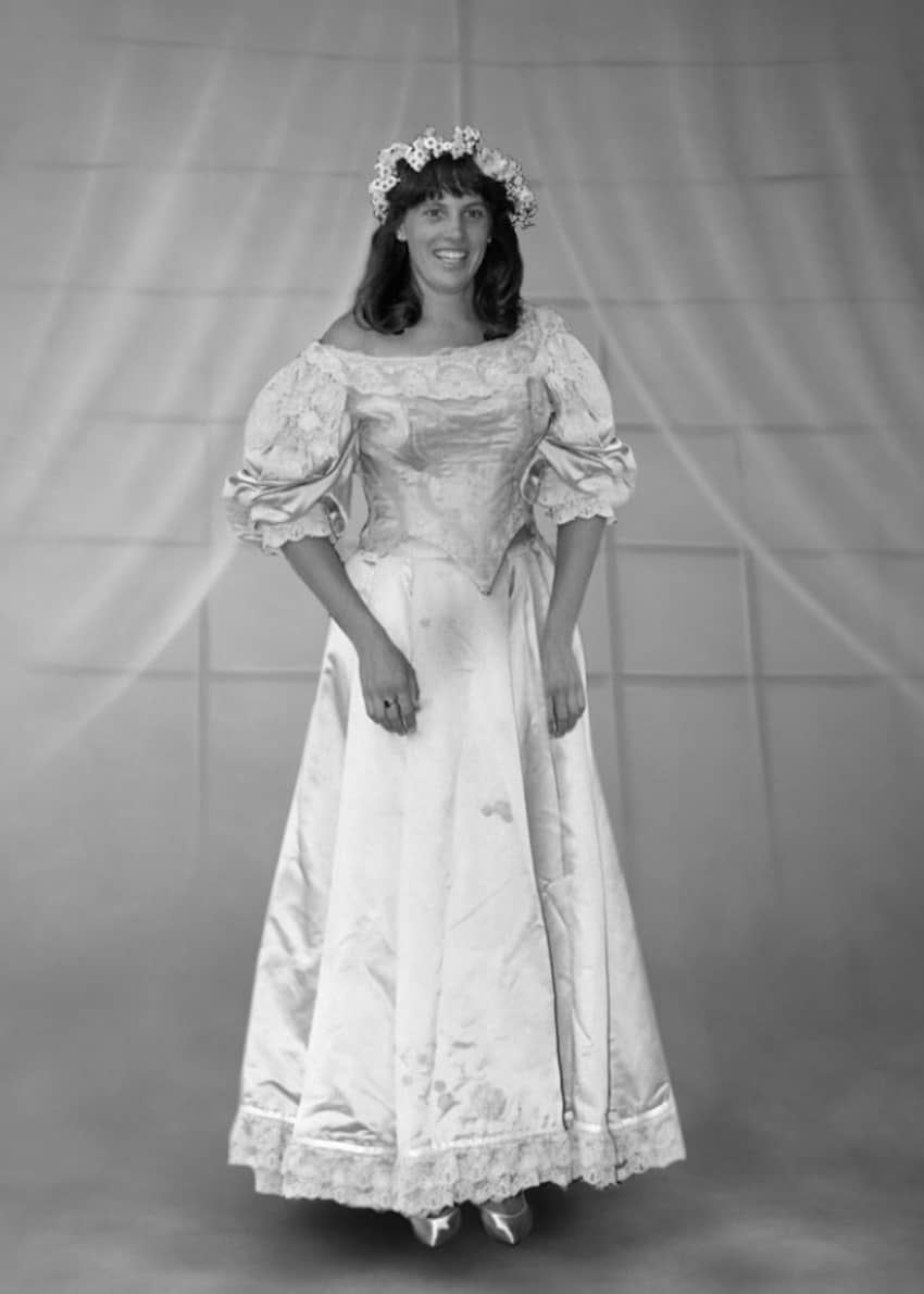 vestido de novia de 120 años