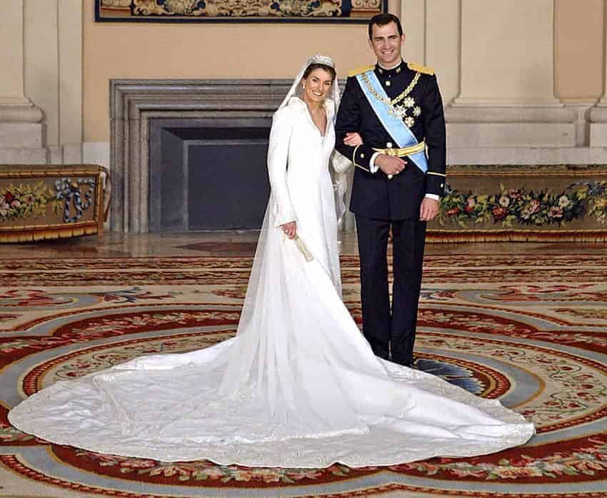 Vestido de novia de la reina Letizia