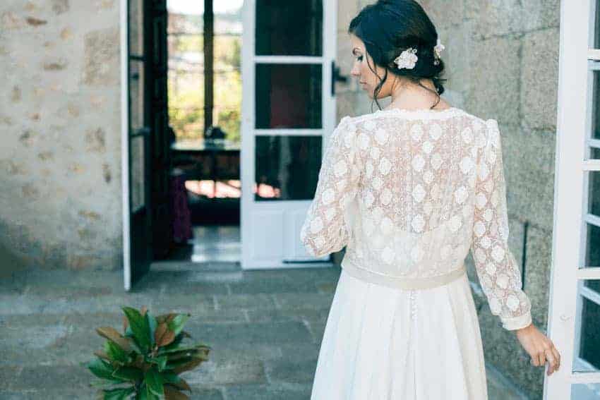 vestidos de novia de seda
