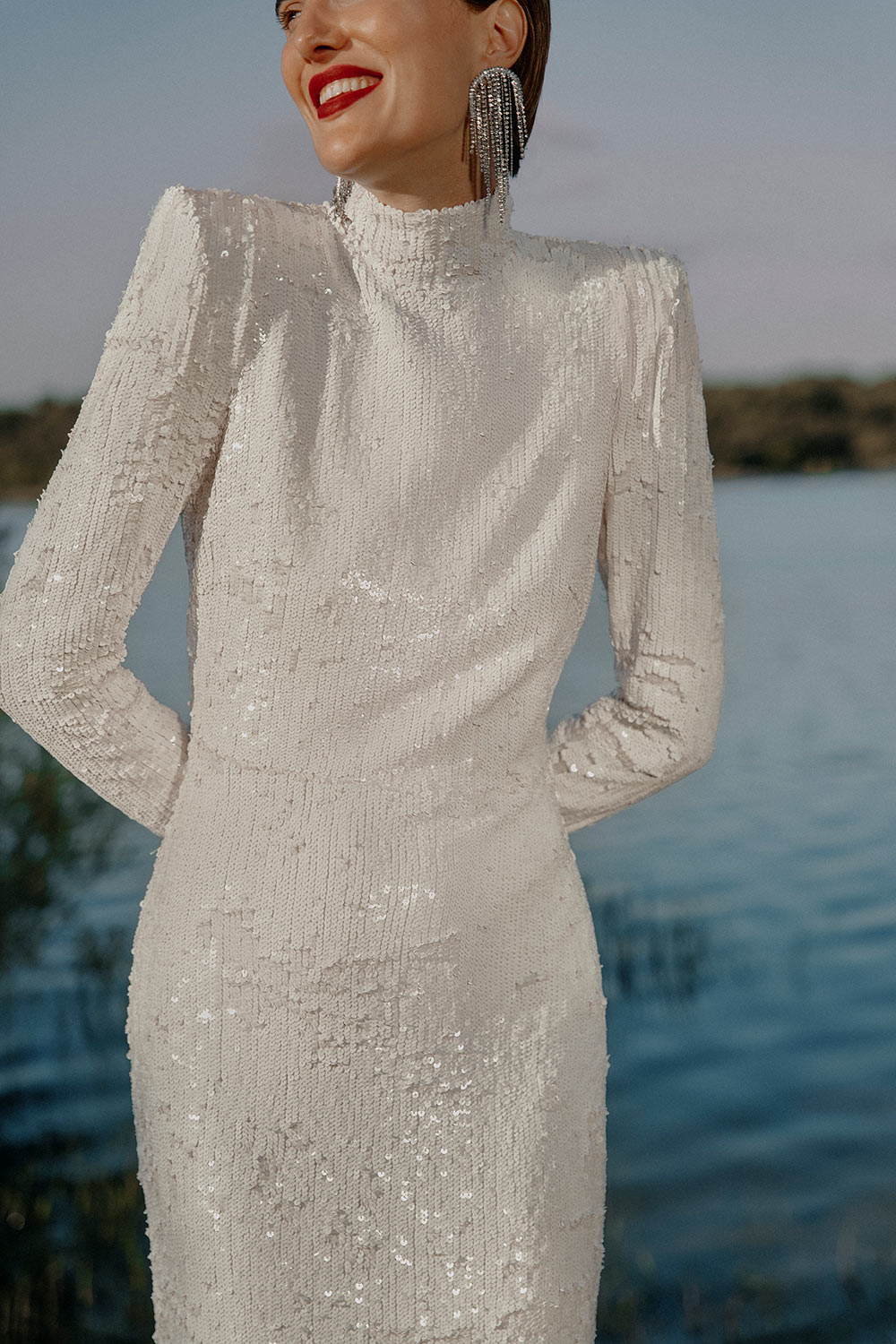 Segundo vestido de novia // Diseño: Lorena Formoso 