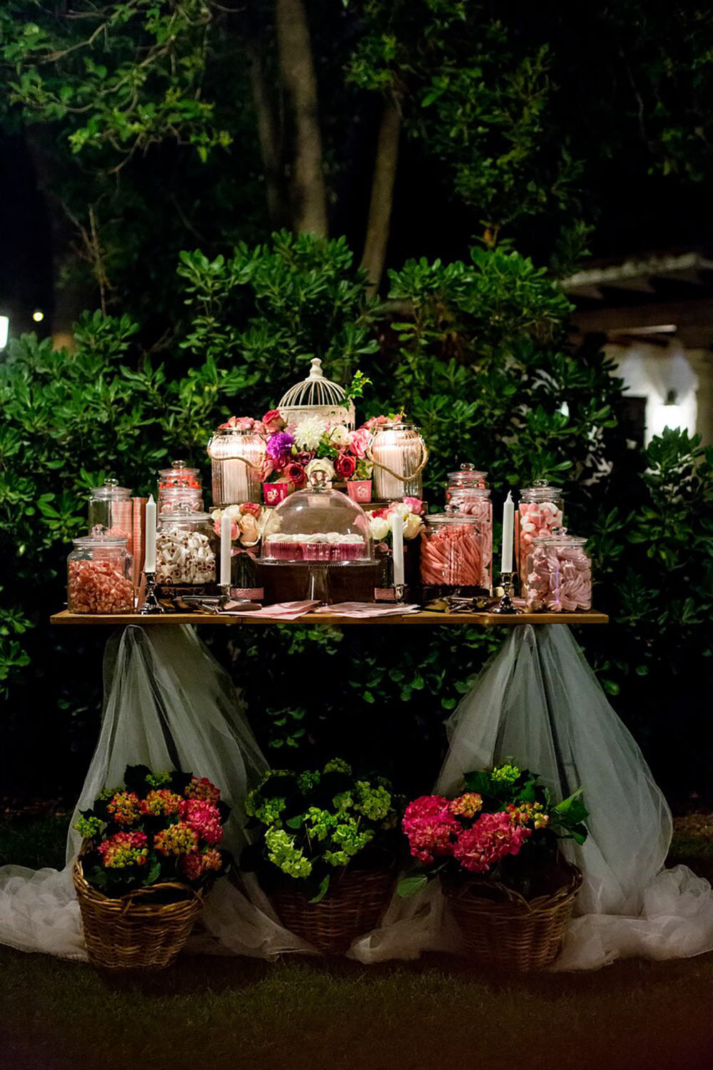 Candy bar de boda // Fotografía cedida por Palacio del Negralejo