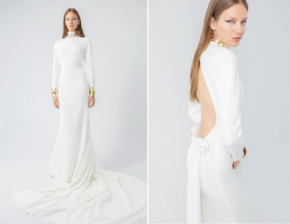 Vestidos de novia sencillos y elegantes // Diseño: Yolancris 