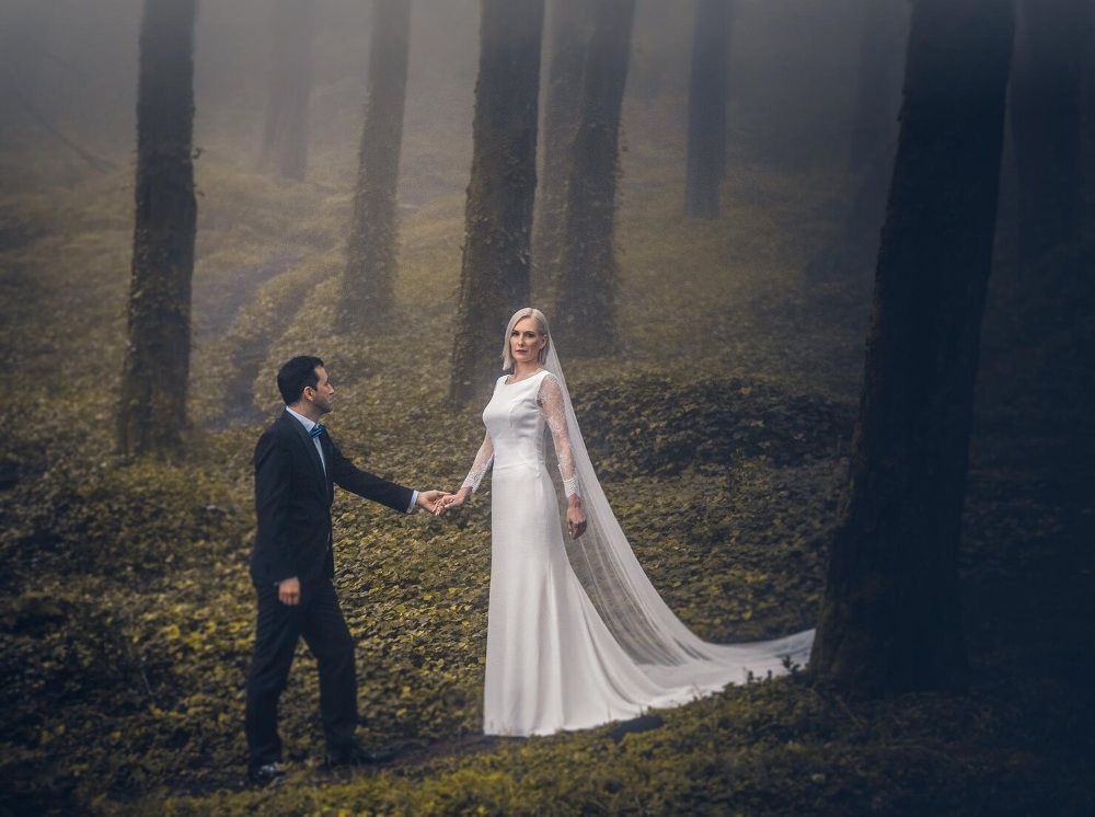 boda en el bosque