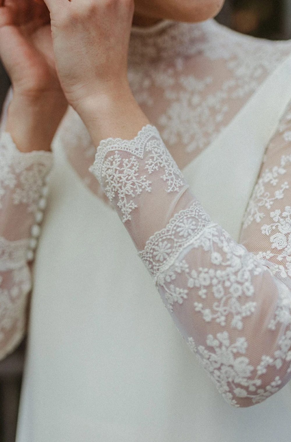 detalles delicados para vestidos de novia