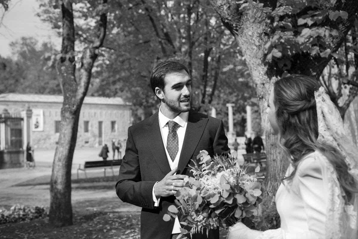 fotografías en blanco y negro boda