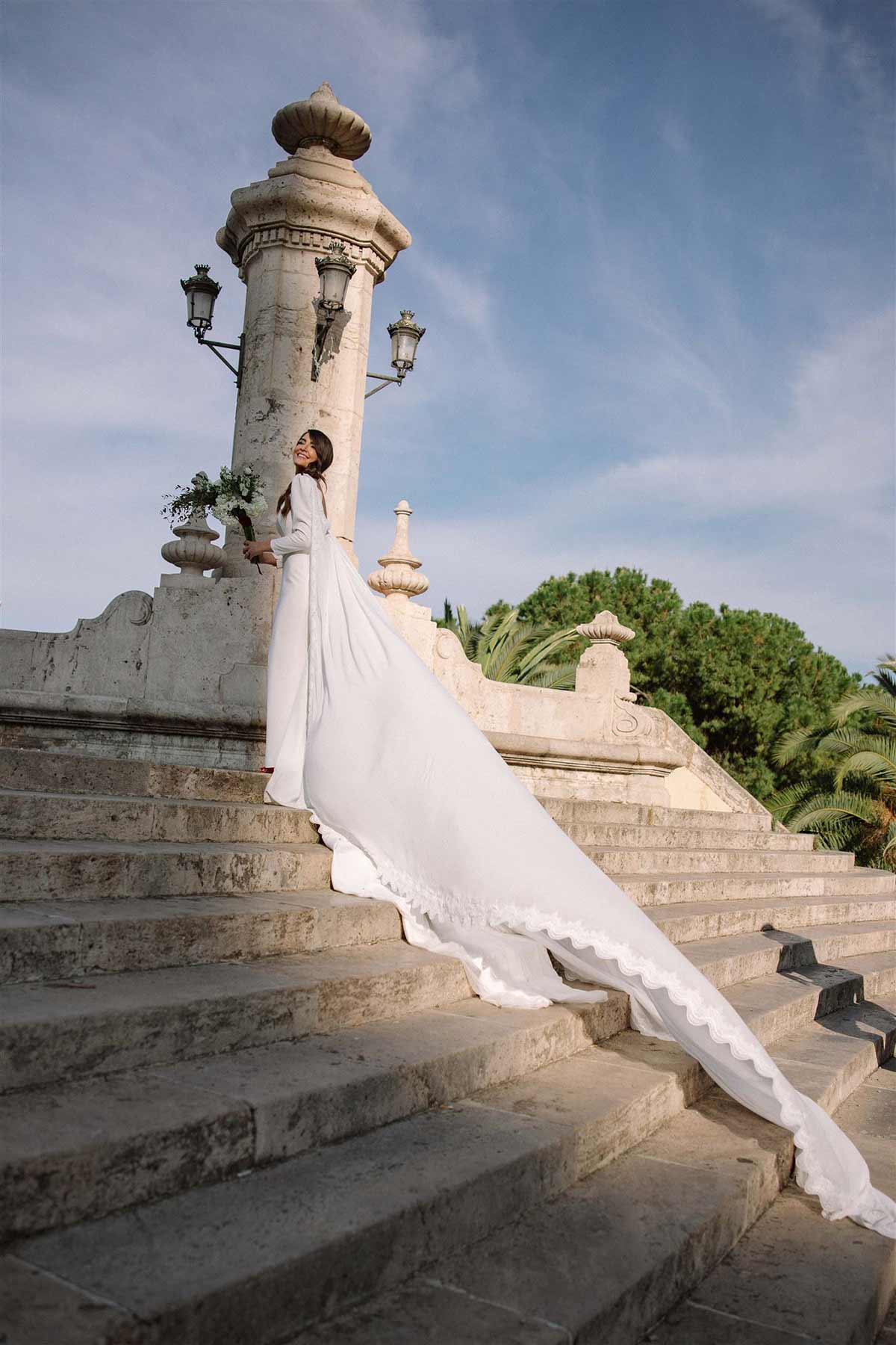 vestido de novia Silvia Fernández