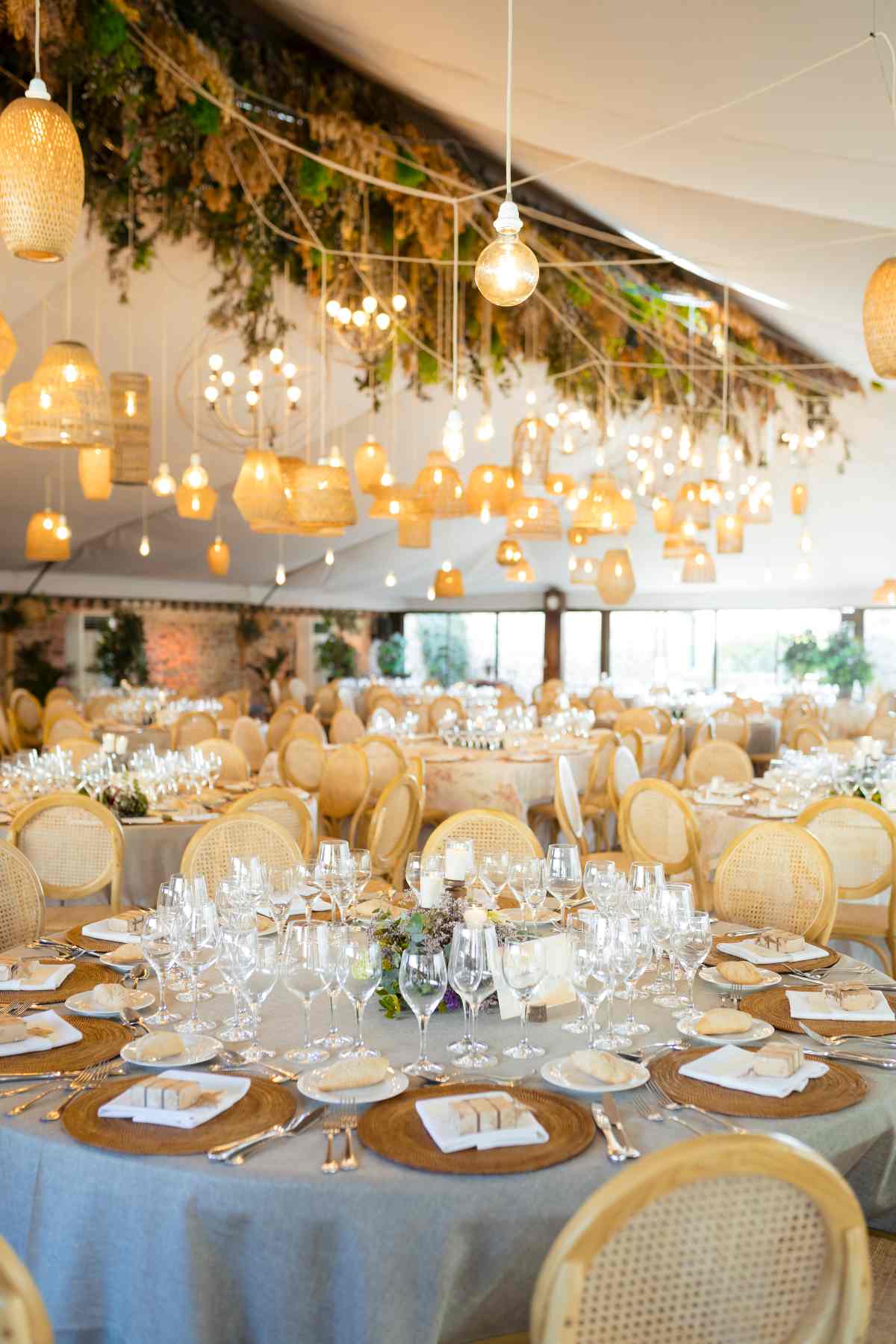 iluminación banquete boda