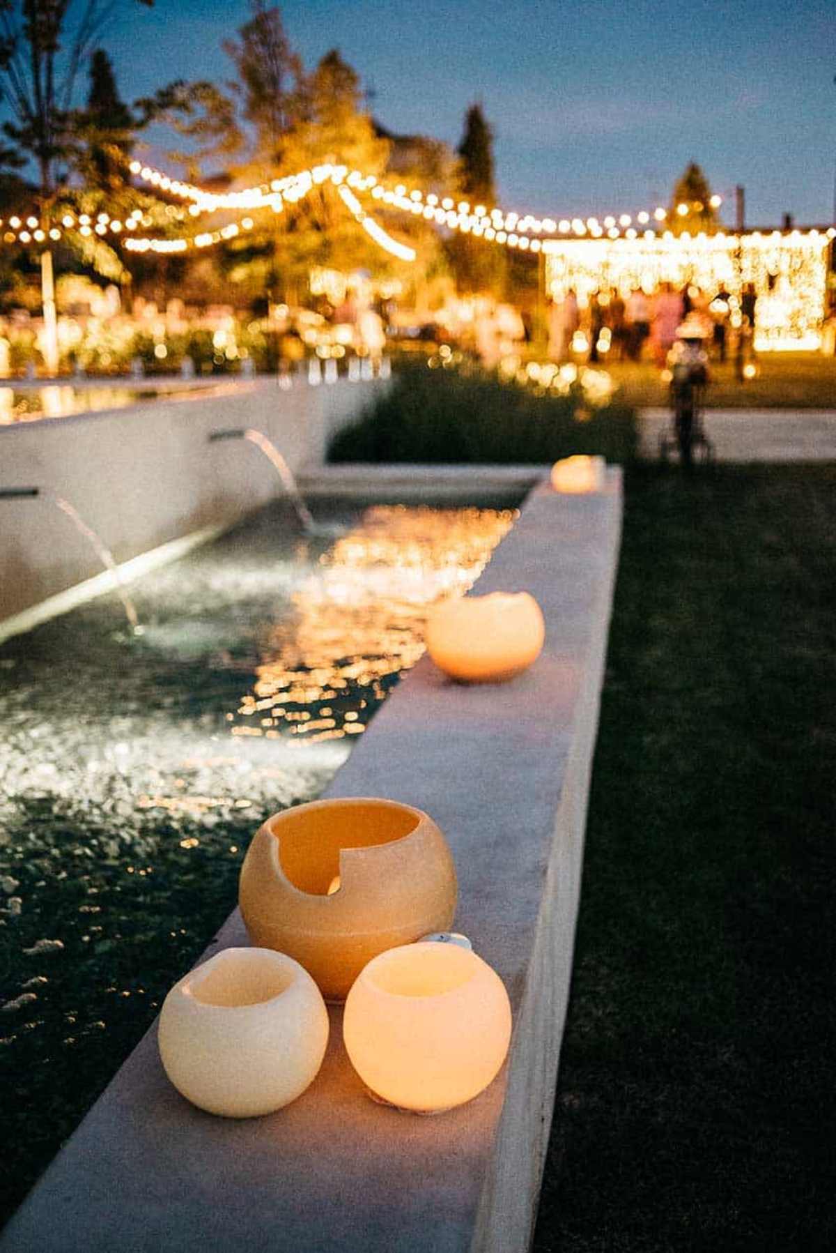 decorar bodas al aire libre fuentes para bodas