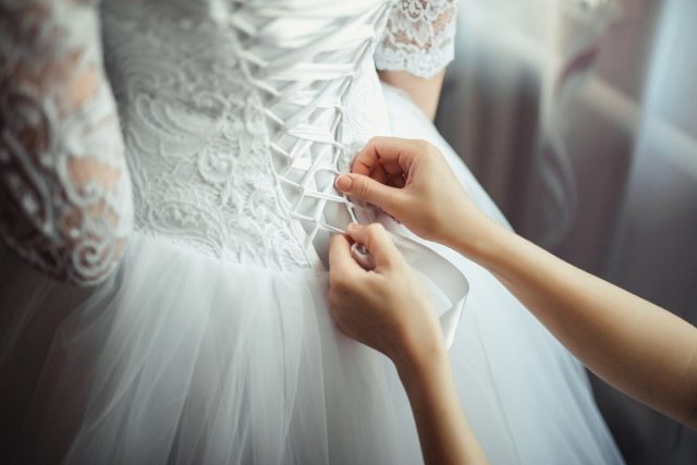 vestidos de novia con corsé