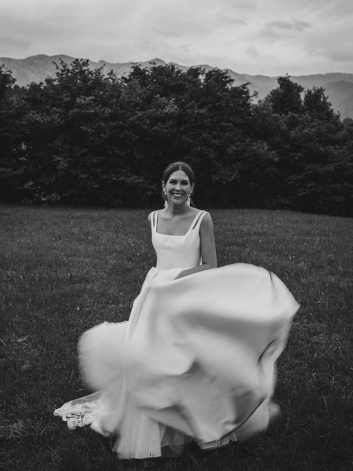 Novia feliz